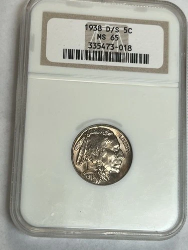 1938 D/D/S Buffalo Nickel NGC MS65.OLD SOAP BOX W/RPM STRONG & CLEAR,VERY CLEAR