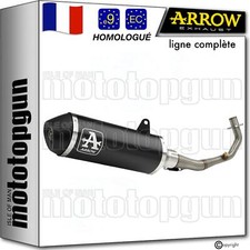 ligne complete approuve open noir urban arrow pour honda sh 300 i 2019 19