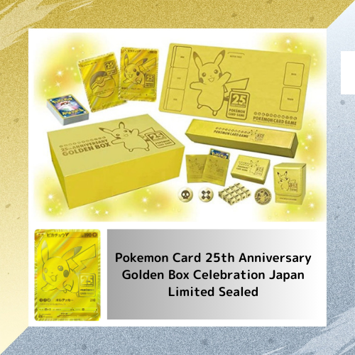 Pokemon Card 25th Anniversary Golden Box Celebration Japan Pokemon Card 25th Anniversary Golden Box Celebration Japan