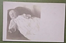 RPPC BABY Vintage Photo Postcard faded