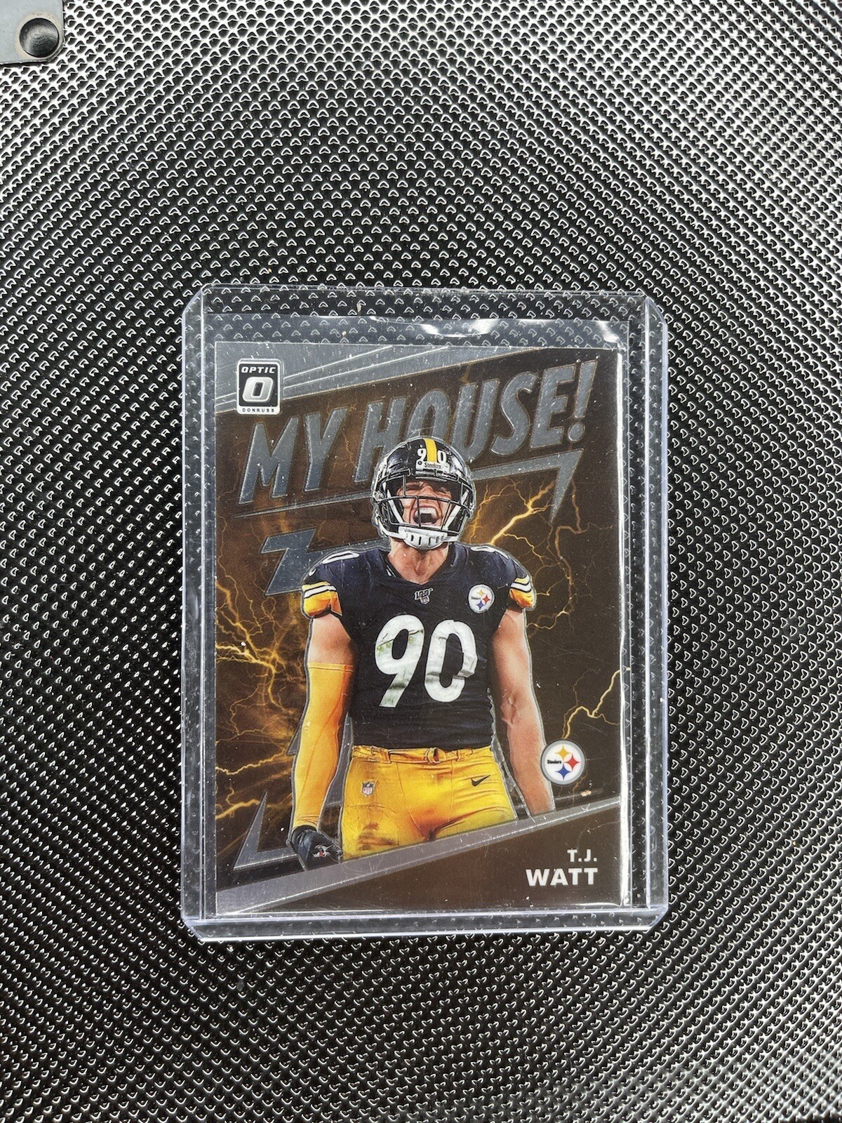 TJ Watt 2020 PANINI DONRUSS OPTIC MY HOUSE INSERT Pittsburgh Steelers