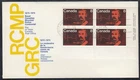 Canada Scott 612 LR Pl Blk FDC - RCMP Centennial