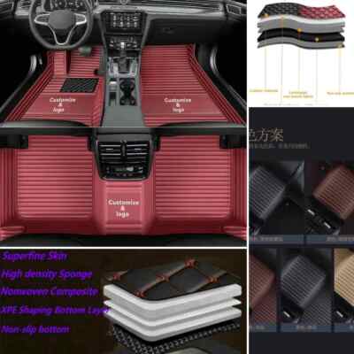 For Kia Sedona Seltos Sonet Sorento Soul Spectra Sportage Auto Car Floor Mats
