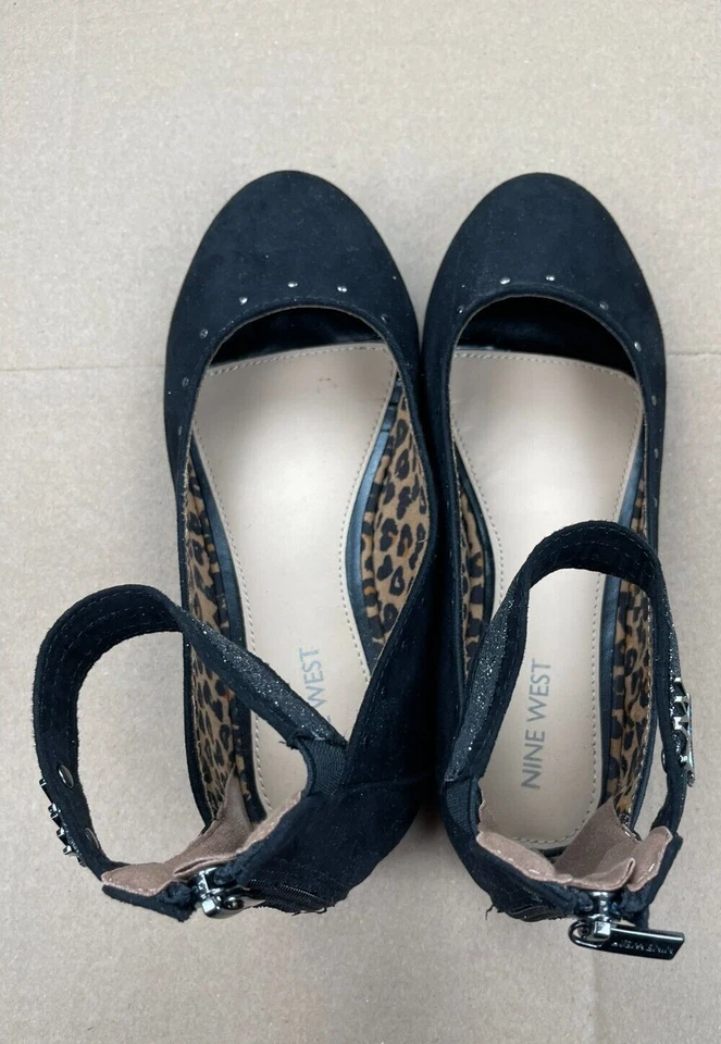 Nine West Niños Lovy Zapatos Juvenil Niña Talla 3 Negro K3620SW Foto 4 de 4