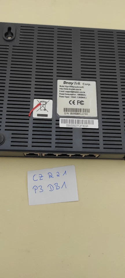 DrayTek Vigor 2600plus 2600 plus ADSL Router & Firewall - Bild 2 von 2