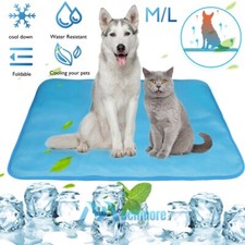 Pet Dog Cat Cooling Mat Non-Toxic Ice Cooling Pad Dog Cat Puppy Bed For Summer