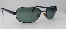 Vintage Sergio Tacchini ST1070 Black Oval Metal Sunglasses Italy FRAMES ONLY