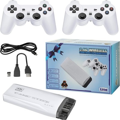 Upgraded 20000+ games Retro Game Console Video Gaming: 64G HDMI Game Stick 4K Mi