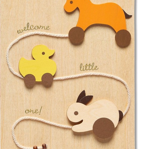 Papyrus New Baby Greeting Card - Welcome Little One - Picture 2 of 6