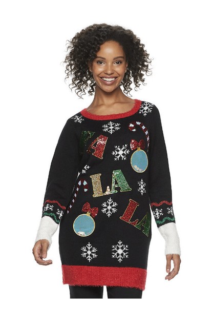 United States Sweaters Xmas Holiday Tunic Ugly Christmas 3-d Sweater Size  XS for sale online | eBay