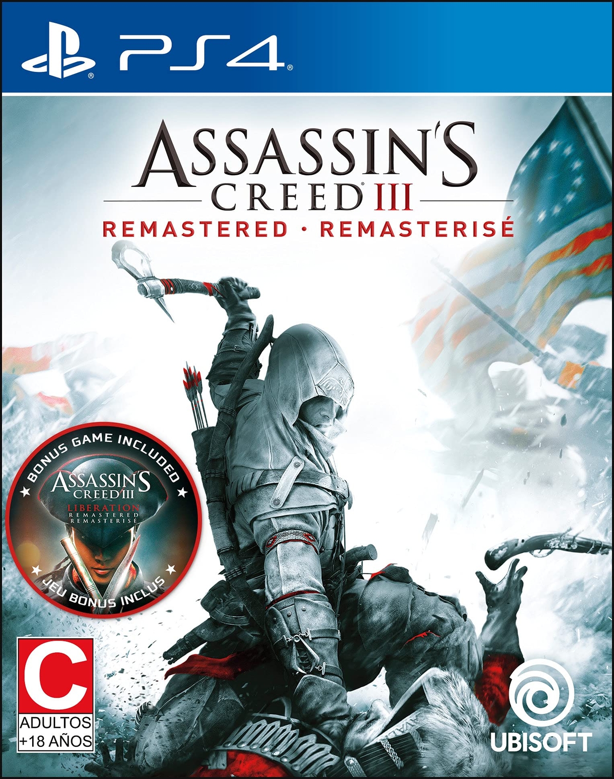 Ubisoft Assassin's Creed III: Remastered (import version: N (Sony Playstation 4)