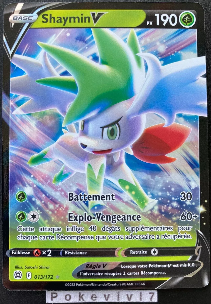 Carte Pokémon Shaymin V - Vinted