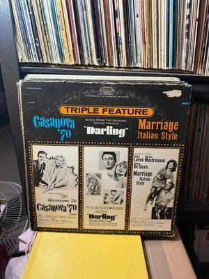 Armando Trovaioli / John Dankworth   Triple Feature Vinyl 33RPM VG+ AB117