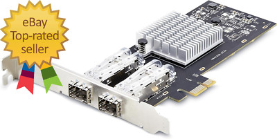 .Com 2-Port Gbe SFP Network Card, Pcie 2.0 X1, Intel I350-AM2 2X 1Gbe Controller