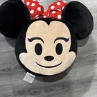 Disney Minnie Mouse 10" Plush Smiling Face Emoji Pillow Two Sided Face — photo 6