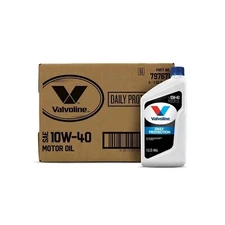 Valvoline Daily Protection 10W-40 Conventional Motor Oil 1 QT, Case of 6