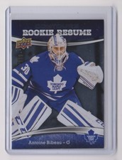 15-16 2015-16 Upper Deck Contours Rookie Resume #RR10 Antoine Bibeau 214/399