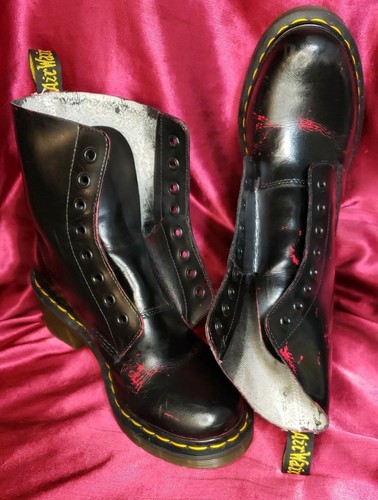 Dr. Martens Airwair AW004 with Bouncing Soles Mens 5 Ladies 7 Combat Boots (c1)