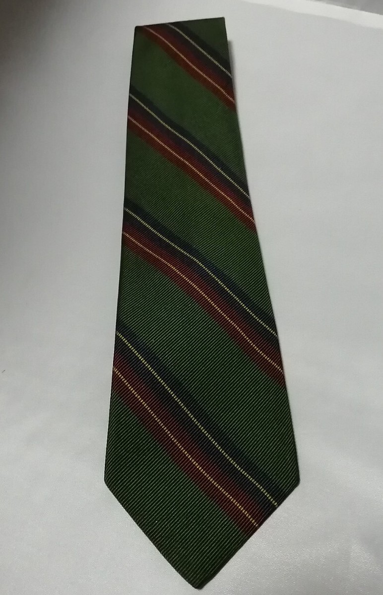 DRAKE'S 新品未使用　MICHAEL J. DRAKE Drakes Michael J Drake Navy Woven Silk Tie Men's Used