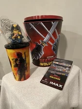 Dead Pool Popcorn Bucket + Cup & Topper + 3 IMAX Tickets