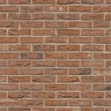 Dollhouse Embossed Weathered Brick Stretcher Bond Exterior DIY Card Sheet