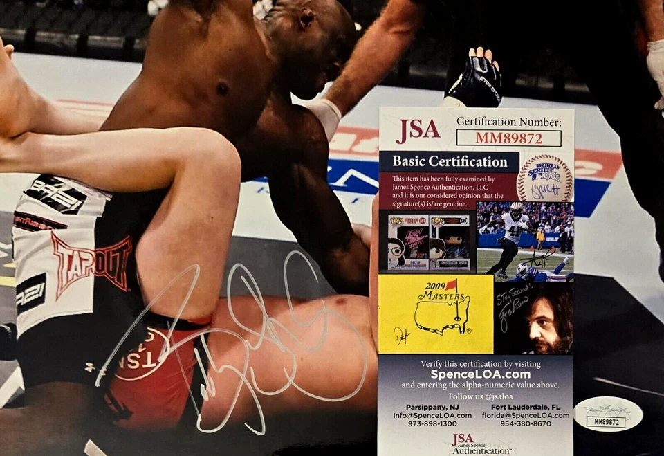 Bobby Lashley Signed Photo UFC MMA WWE STRIKEFORCE BELLATOR 8x10 JSA COA 872 - Image 2 of 2