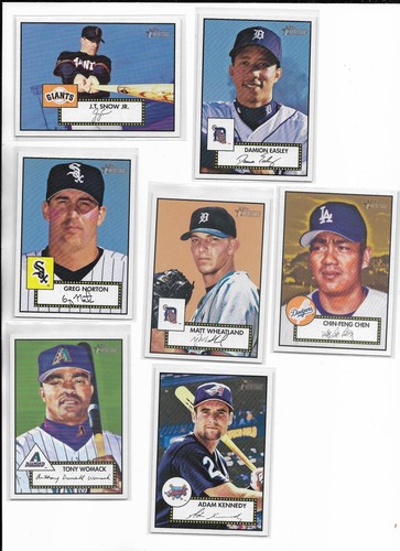 2001 Topps Heritage PICK-A-CARD Damon Buhner Snow Thome Soriano FINISH YOUR SET - Picture 21 of 219