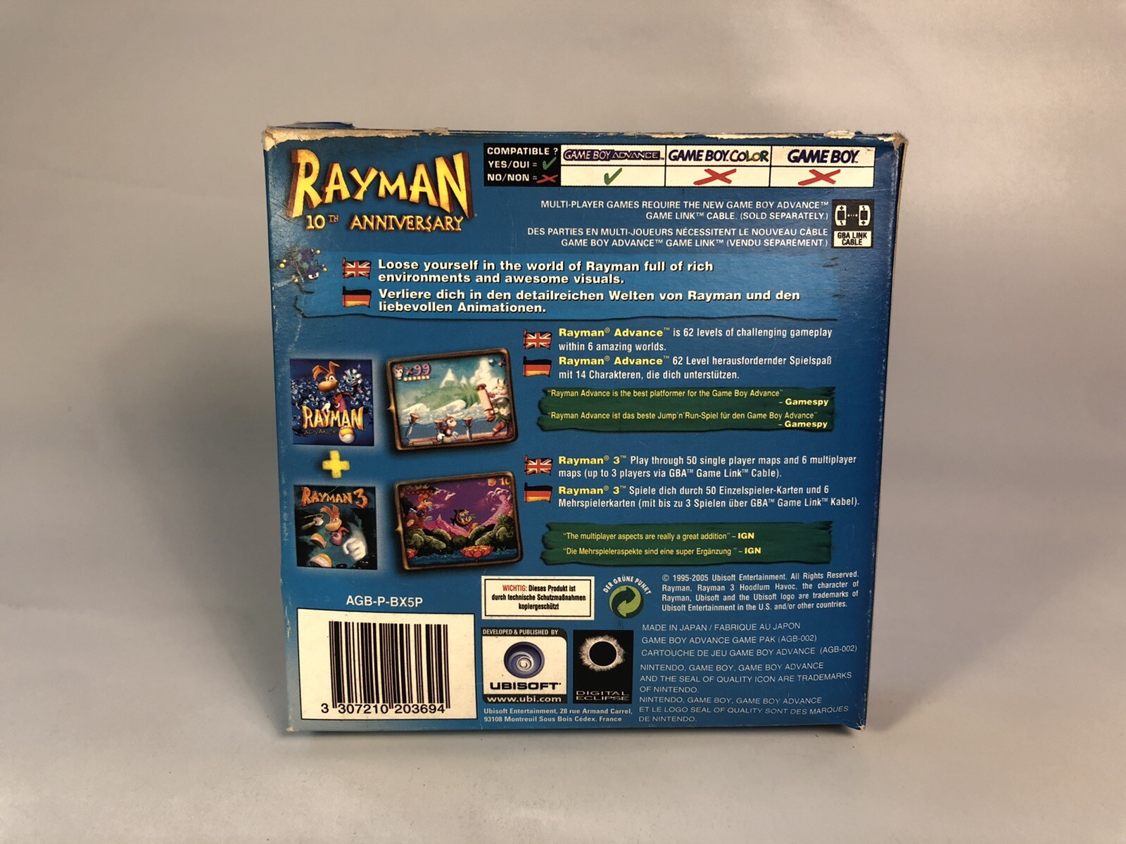 Rayman 10th Anniversary - 2 in 1 (Nintendo Game Boy Advance, 2006) online  kaufen | eBay