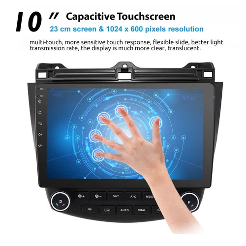 For Honda Accord 2003-2007 10" Android 12 Stereo Car Radio GPS FM Carplay 2+32GB - Bild 5 von 17