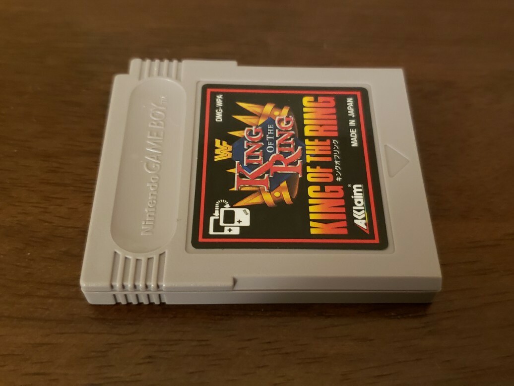 WWF King of the Ring (Game Boy, Gameboy, GB) Japan game *US