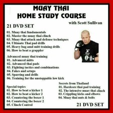 Complete Muay Thai course 21 dvd set home study kick boxing Fast instructional