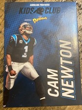 Cam Newton 2016 Danimals Kids Club Football 🏈 Card Carolina Panthers rara