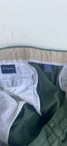 Catalina Navigator Shorts Mens 40 Hunter Pleated Front 100% AlgodonSlash Pockets - Picture 8 of 8