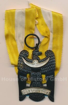 141366: Schlesisches Bewährungsabzeichen, Schlesischer Adler, 2.Stufe, 1919 - Bild 1 von 4