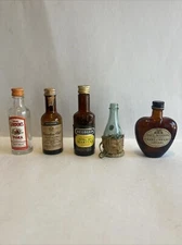 Lot of Vintage Mini Liquor Bottles - Variety of Brands
