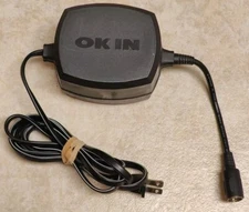 OKIN 3.00.207.037.00 AC/DC Adapter Lift Chair Heat Massage 3 Pin Round UNTESTED