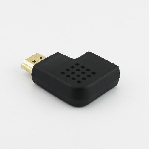 HDMI-compatible Male to Female Right Angle Saver Vertical Flat Connector Adapter - 第 4/6 張圖片