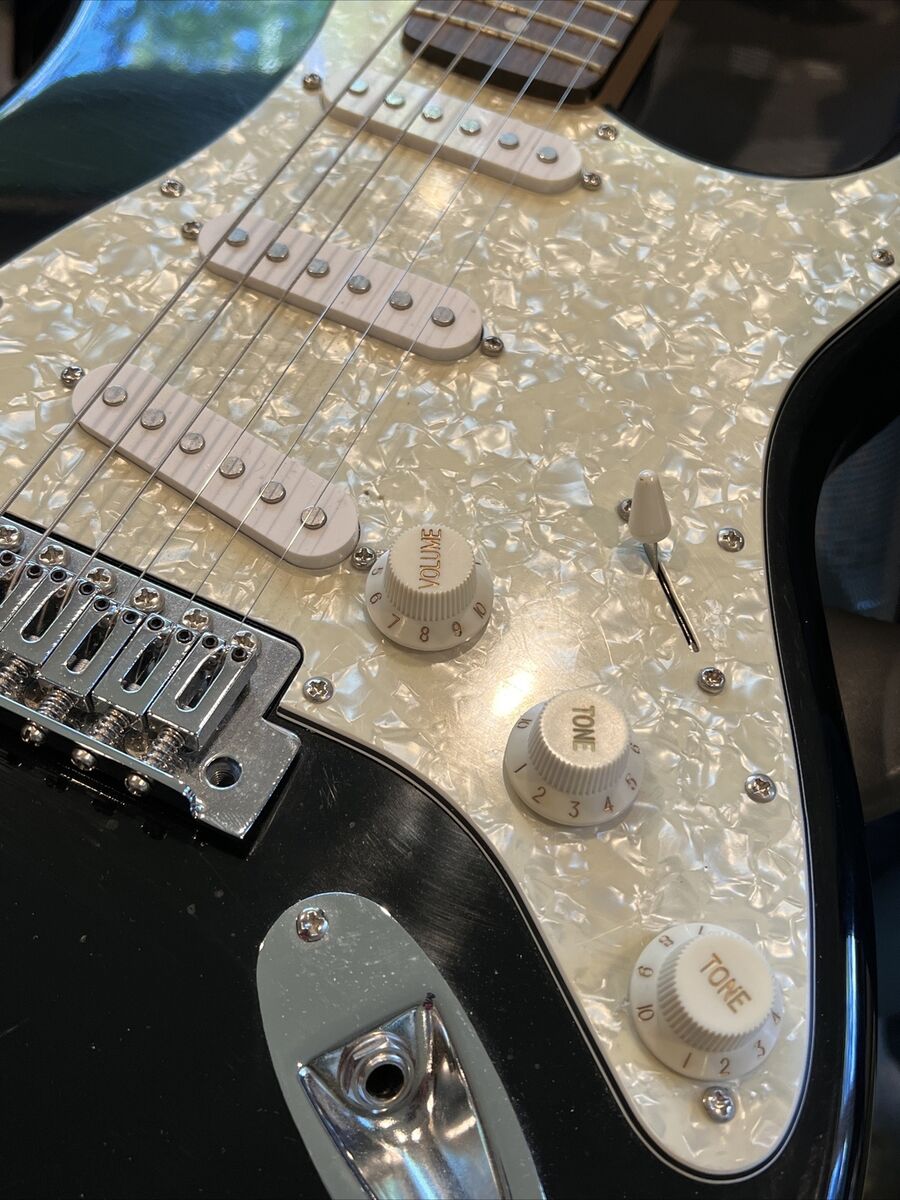 Fender Squier Stratocaster Tested Mother Of Pearl Working | eBay Fender Squier Stratocaster Tested Mother Of Pearl Working | eBay