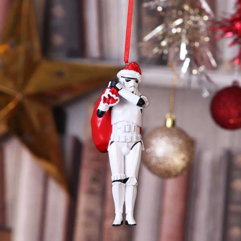 93312 STORMTROOPER SANTA SACK HANGING ORNAMENT