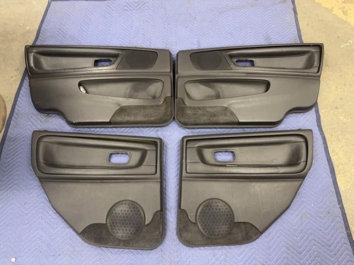 Juego de 4 paneles de tarjetas de puerta Volvo V70 V70R 1998-2000 gris carbón OEM #3960E