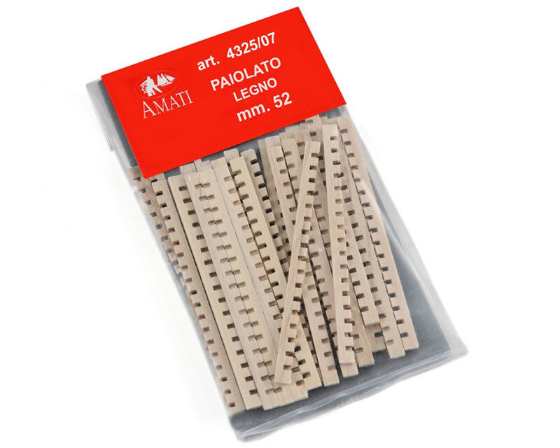 Paiolato in legno 52 mm (30 pz) AM4325-07 - amati modellismo
