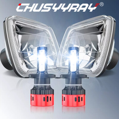 7x6''Led Headlight HI-Lo Beam H4 Bulb For Chevy C1500 C2500 C3500 Suburban Pickup