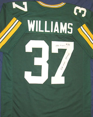 Packers TYRONE WILLIAMS Signed Custom Green Jersey AUTO w/ 