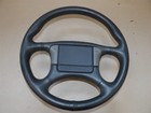 Pontiac Grand Am 1992-1993 Steering Wheel Dark Gray Leather -Light Wear (For: Pontiac Grand Am)