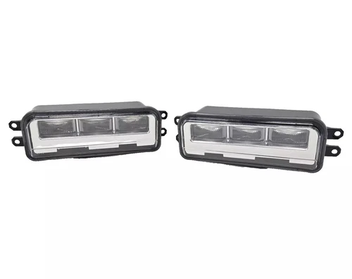 For 2024 2025 Toyota Tacoma LED Fog Light Kit with Amber LED Signal Light Clear Lens Wires Switch Relay