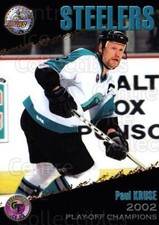 2001-02 UK British Elite Sheffield Steelers #10 Paul Kruse
