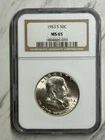 1953-S Franklin Silver Half Dollar MS65 NGC