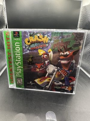 Crash Bandicoot Warped Greatest Hits Sony Playstation 1 PS1 Complete Tested