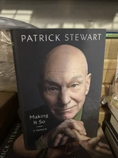 Patrick Stewart MAKING IT SO 1st First Edition SIGNED Hardcover