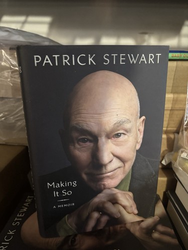 Patrick Stewart MAKING IT SO 1st First Edition SIGNED Hardcover - Picture 1 of 2